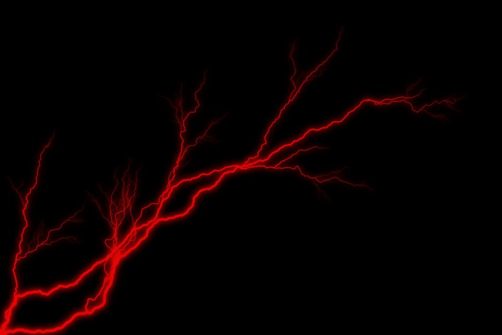 Vörös, felfelé törő villámokat vettek videóra