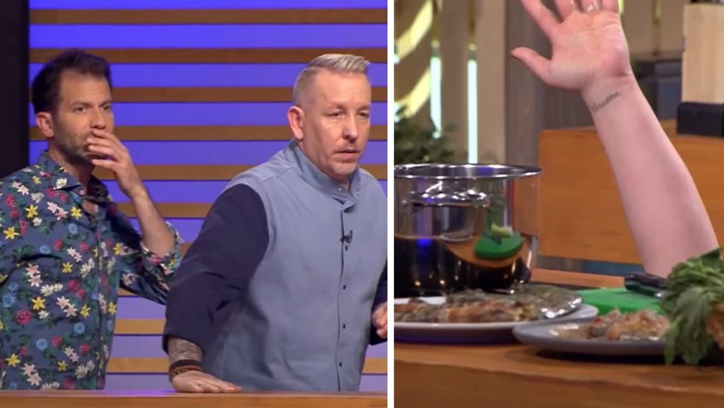 A Konyhafőnök: Flóra elvágódott főzés közben