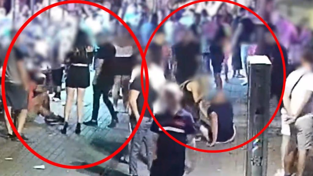 Videón, ahogy bosszút állnak biztonsági őrök egy társaságon a siófoki Petőfi sétányon