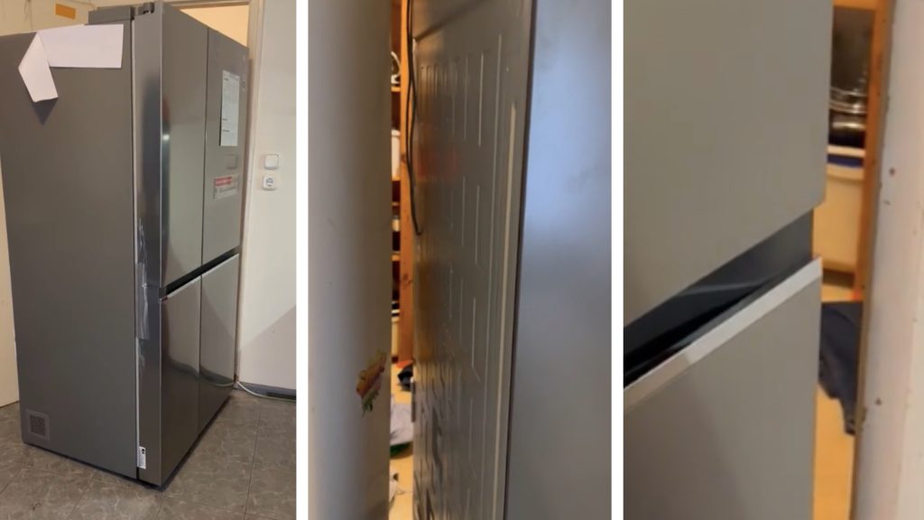 Erdélyi Mónika elszámolta magát: akkora hűtőt vett, hogy nem fért be az ajtón