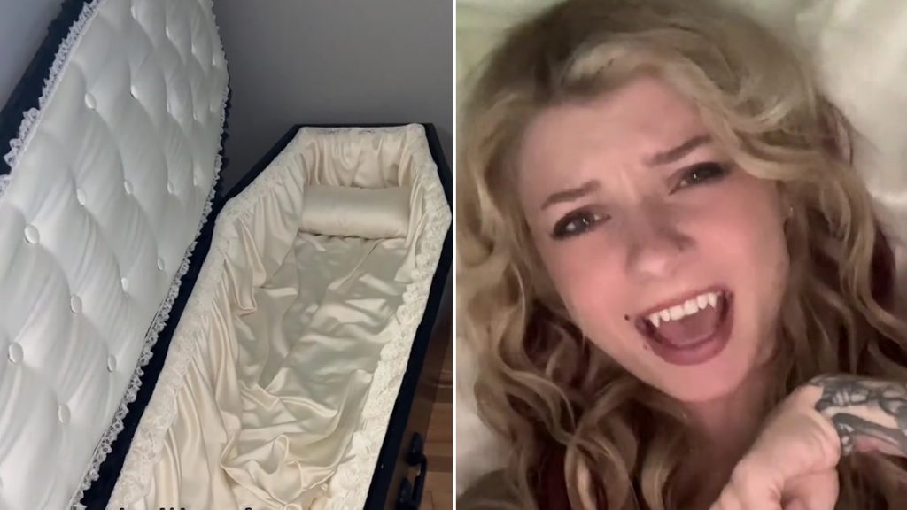 Elmesélte a vámpírinfluenszer, hogy miért alszik koporsóban