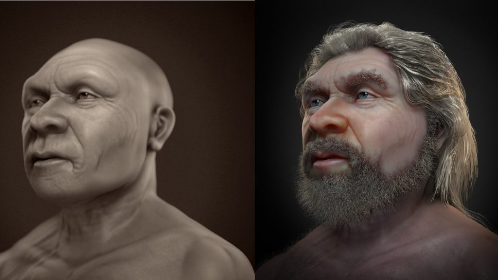 Megmutatták az 50 ezer éves halott arcát