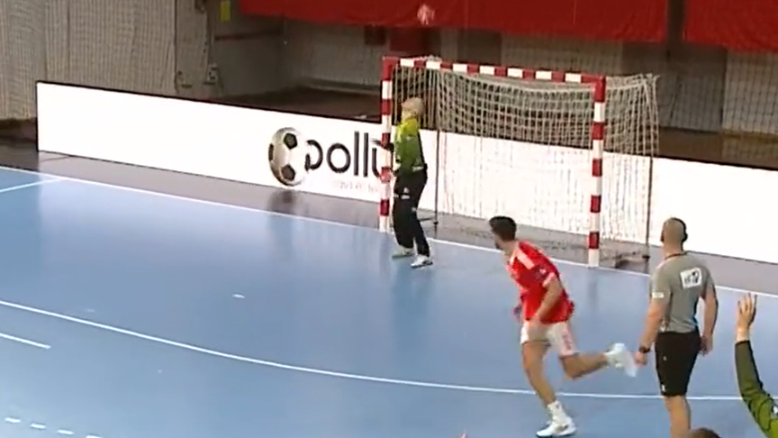 Rajzfilmbe illő gólt kapott a kapus egy nemzetközi kézimeccsen