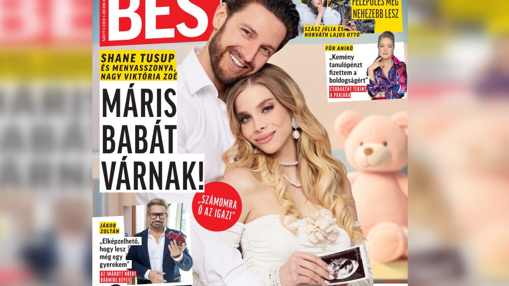 Shane Tusup és menyasszonya babát várnak