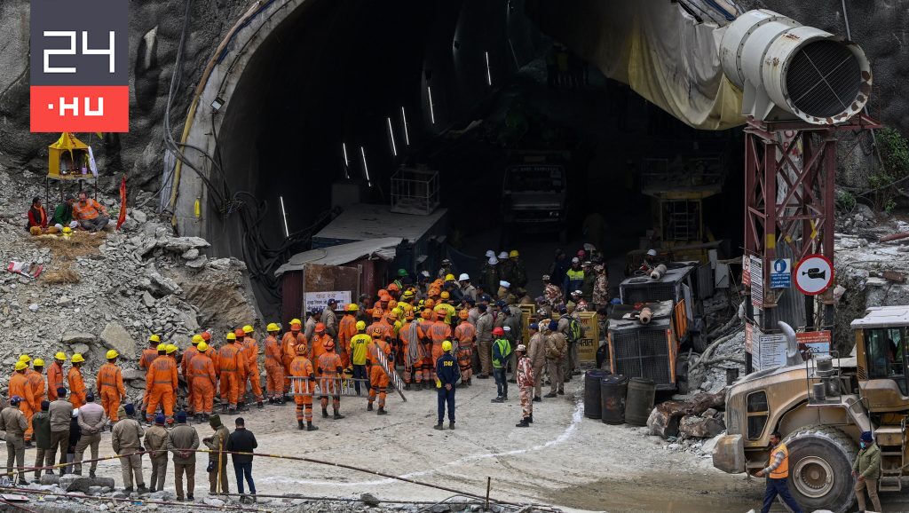 After 17 days, the Indian workers trapped in the tunnel could be reached