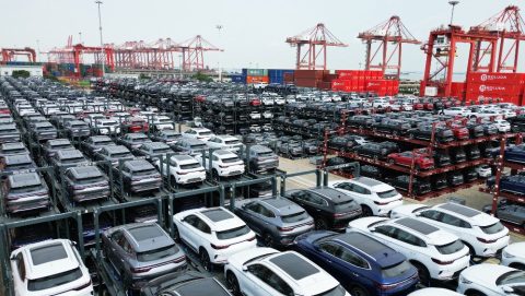 A BYD elektromos autói Kínában