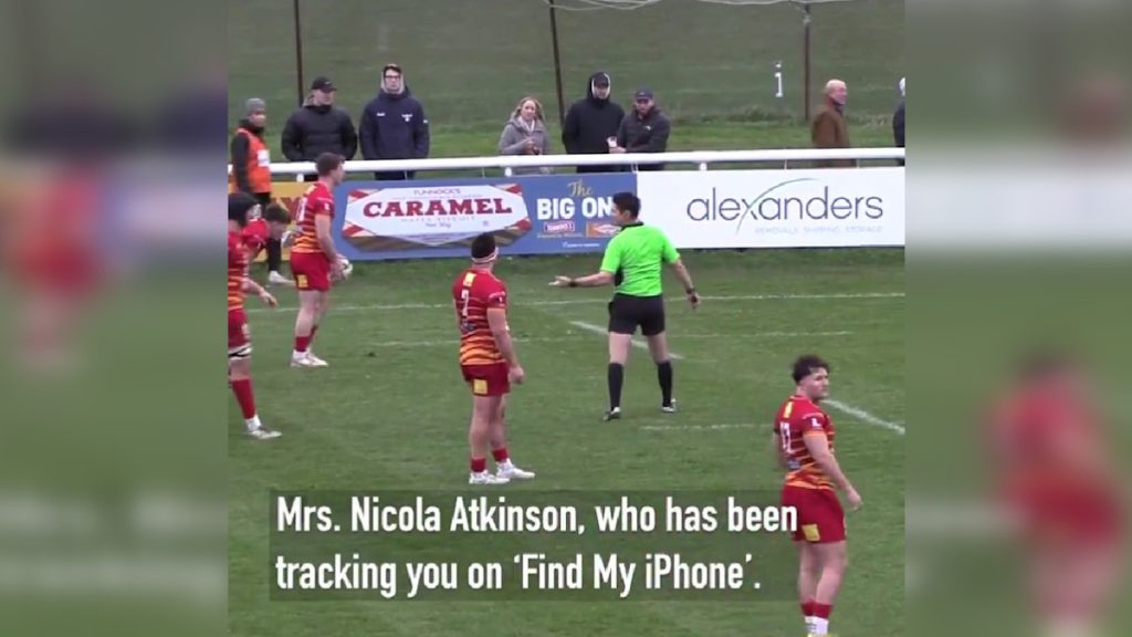 He promised his wife he would go shopping, but failed at a rugby match – and now everyone is laughing at him