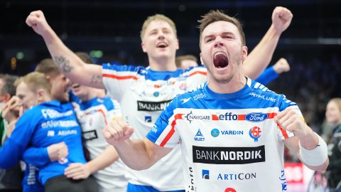 Szenzáció a kézilabda-Európa-bajnokságon: pontot szerzett Feröer-szigetek csapata
