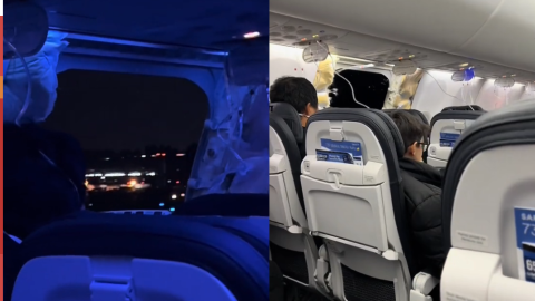 Repülés közben vált le egy külső panel a United Airlines 25 éves Boeing gépéről
