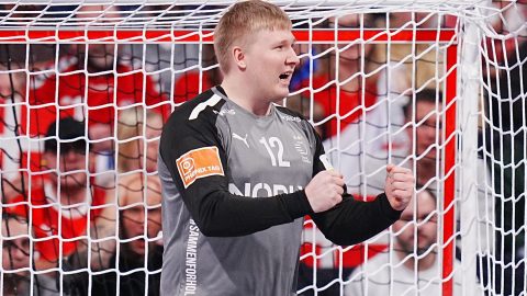 Kézi-Eb: még az ellenfél álla is leesett a dán kapus parádéját látva