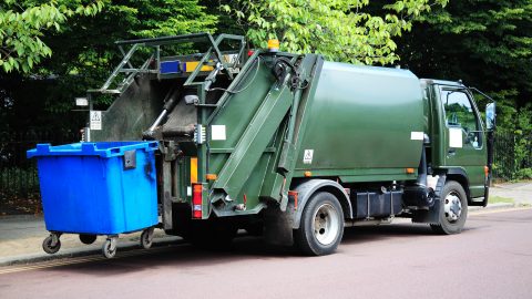 Beesett a szemetes konténerbe, onnan pedig egy kukásautóban landolt – de csodával határos módon túlélte