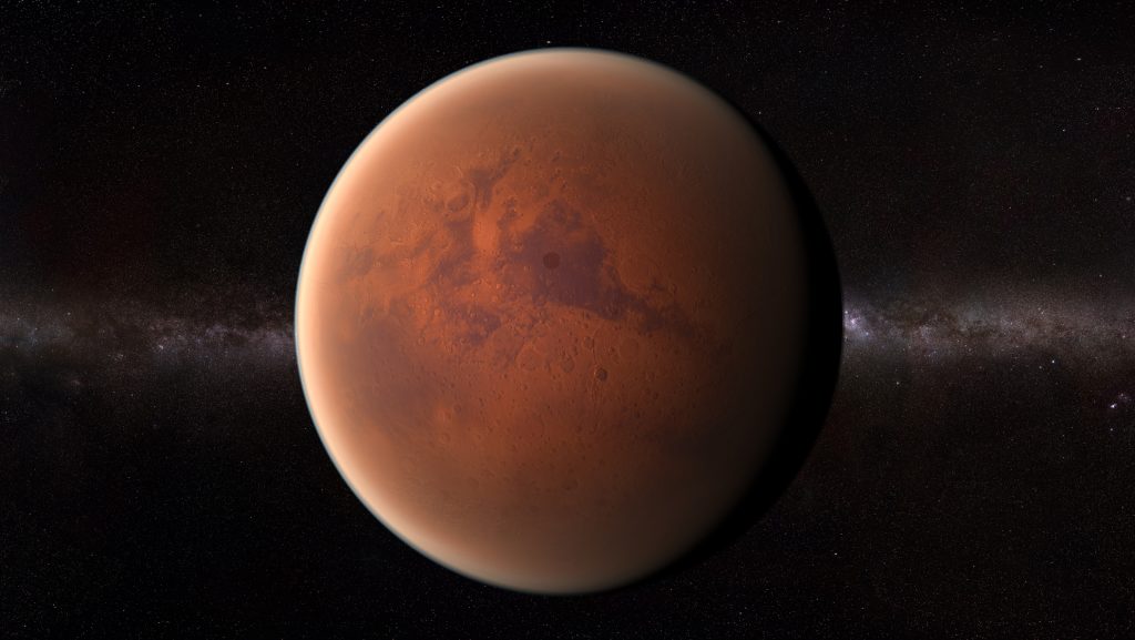 Így néz ki egy óriási homokvihar a Marson