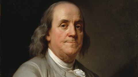 Meztelenül, háza ablakában légfürdőzött Benjamin Franklin