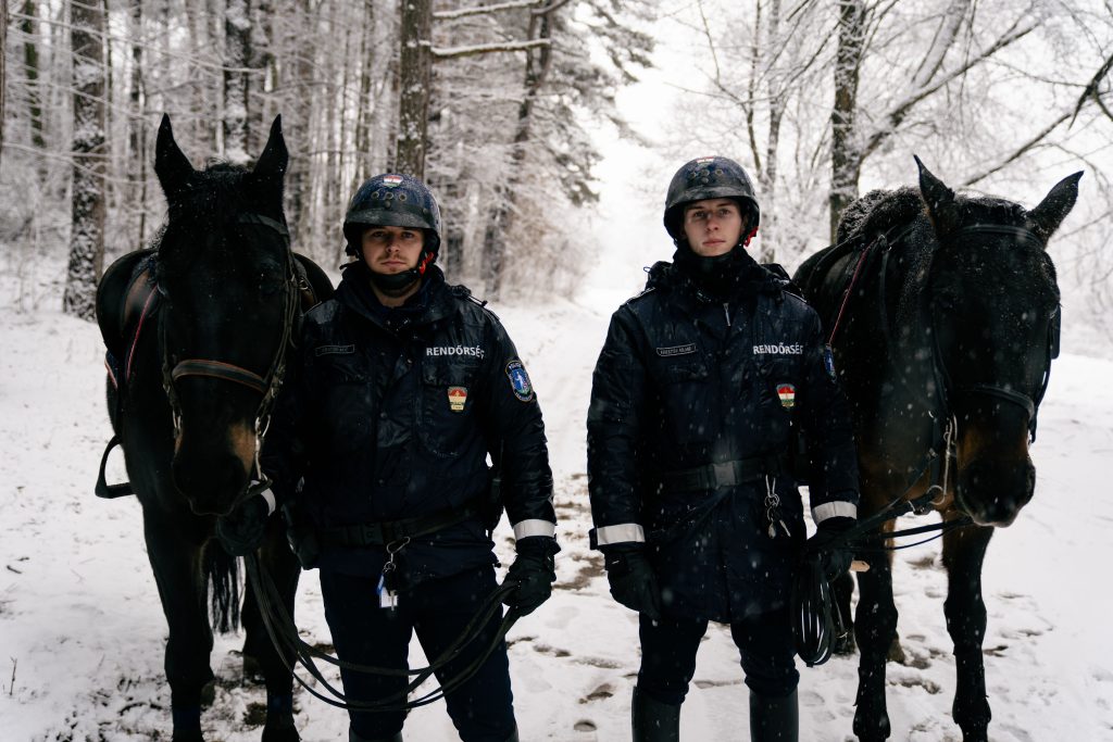 „A ló ugyanúgy társ, mint a kollégák. Vigyázunk egymásra szolgálatban” – mit csinál egy lovas rendőr Nógrádban?