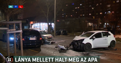 Újpesti tömegbaleset: 14 éves lánya mellett halt meg egy apa