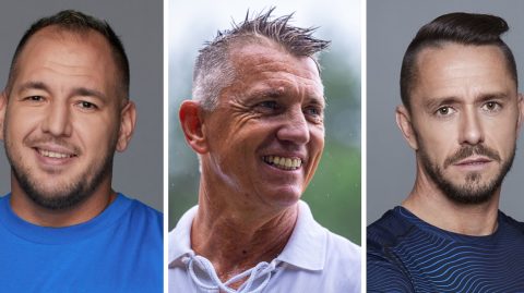 Kabát Peti és Curtis is közös fotóval üdvözölte az Újpest FC új vezetőedzőjét, Mészöly Gézát