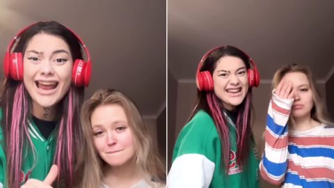Csókolózott két orosz influenszer lány, már ki is hallgatták őket