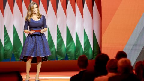 A közmédia videófelvételein is látszik Varga Judit és Windisch László a Zeneakadémián