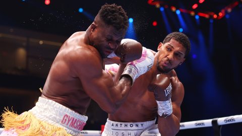 Anthony Joshuának nem csak a szája járt, villámgyorsan kiütötte a UFC-világbajnokot