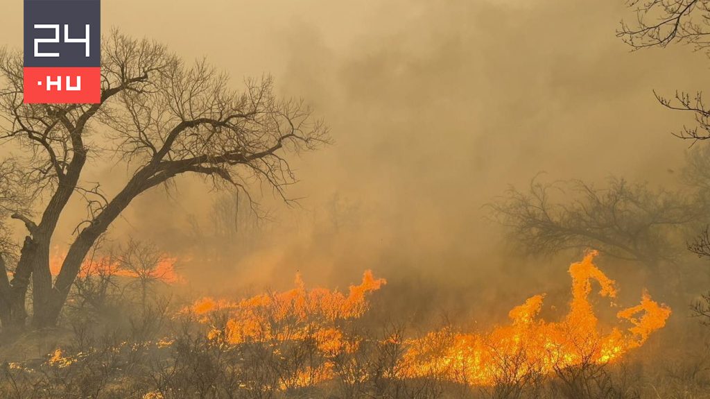 Hatalmas tűzvész pusztít Texasban, napok óta próbálják megfékezni | 24.hu
