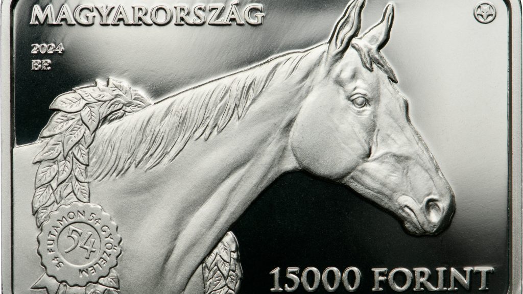 150 éve született Kincsem, emlékérmét bocsátott ki az MNB