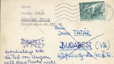 Menekülteket mutató bélyeg miatt fordított vissza egy Budapestre érkező levelet a Magyar Posta