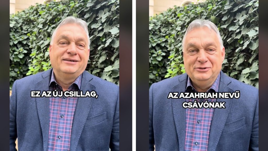 „Van ez a param-param, az Azahriah csávónak a dala” – Orbán a TikTokján beszélt arról, mit hallgatott legutóbb