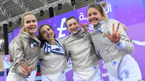 Világbajnoki bronzérmes lett a junior női kardcsapat