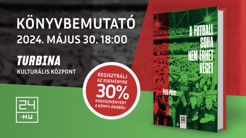 Csütörtökön mutatjuk be Pető Péter A futball soha nem érhet véget című kötetét
