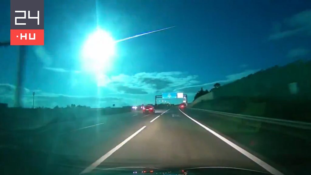 Kéken ragyogott az égbolt a portugáliai meteor miatt