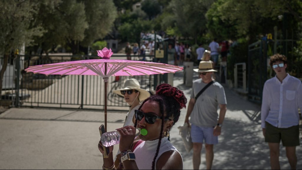 The heat is raging in Athens, and the Acropolis has been closed