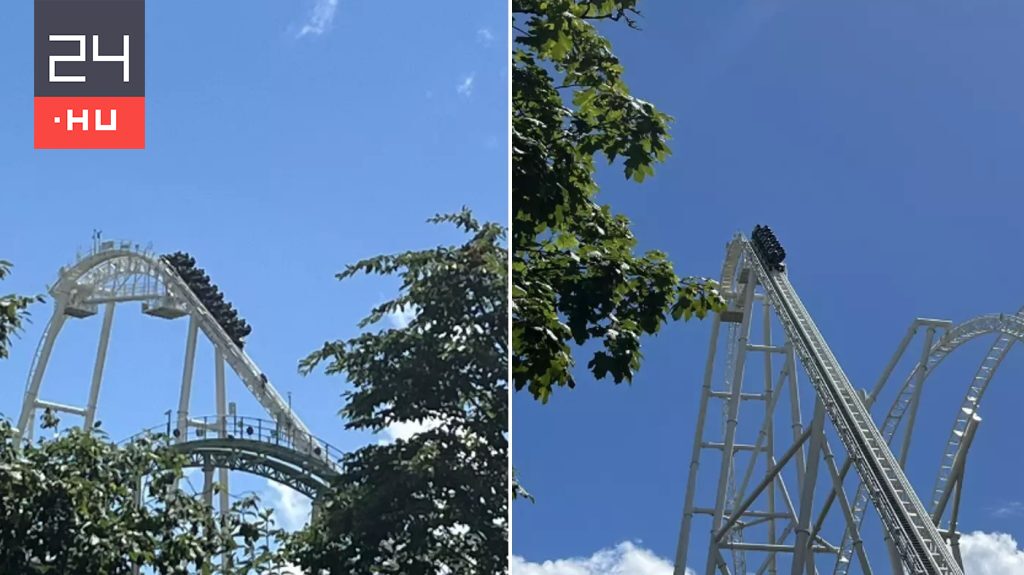 Passengers stuck on UK's newest and longest roller coaster for an hour – video