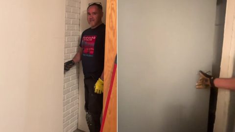 Felújítás közben bizarr titkos szobát találtak a házukban – videó