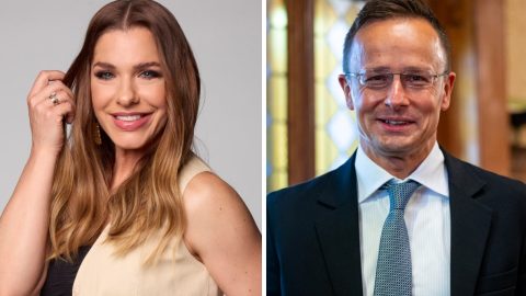 Dér Heni közös fotót posztolt Szijjártó Péterrel