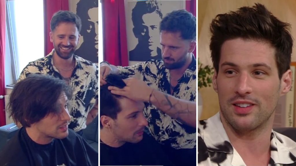 Frohner Fecó kamerák előtt vágta le Ember Márk haját, aki új frizurájával Richard Gere kiköpött mása lett – legalábbis Peller Anna szerint