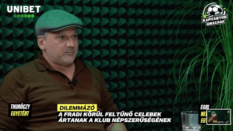 Thuróczy Szabolcs Győzikéről és a VIP-ről: Lehet ezt így, de akkor ne beszéljünk arról, hogy a Fradi a minden
