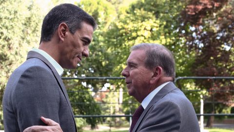A venezuelai ellenzék hazájából elmenekült vezetője a spanyol elnöknél járt