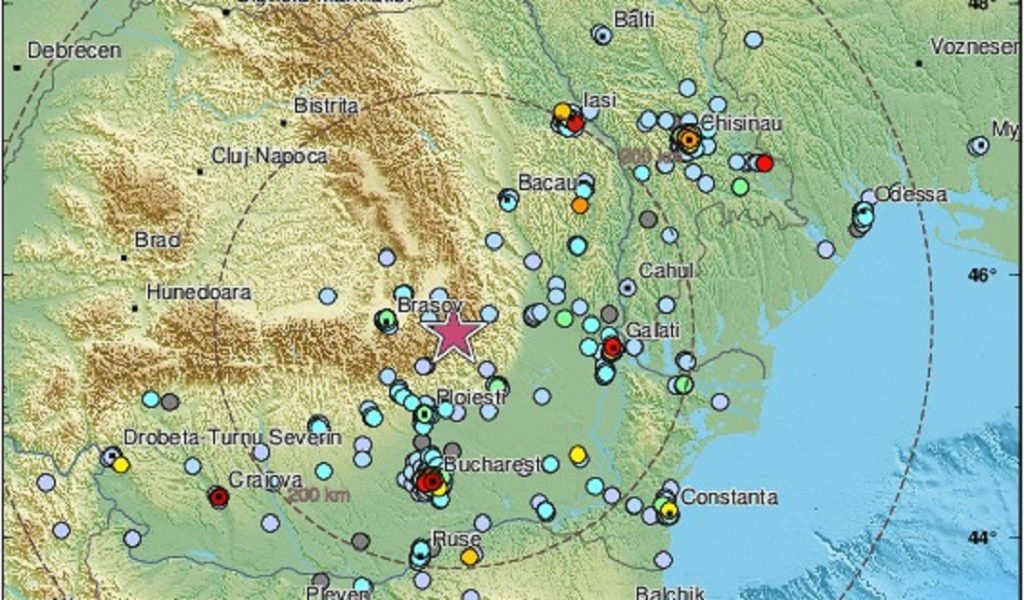 Nagyobb földrengés pattant ki Romániában