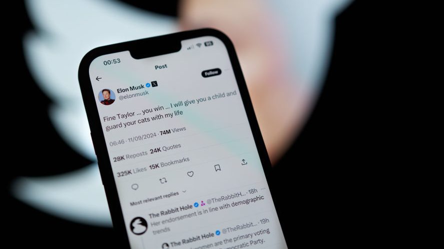 „Nyertél, Taylor, kapsz tőlem egy gyereket” – így reagált Elon Musk arra, hogy Taylor Swift nem Trumpot támogatja
