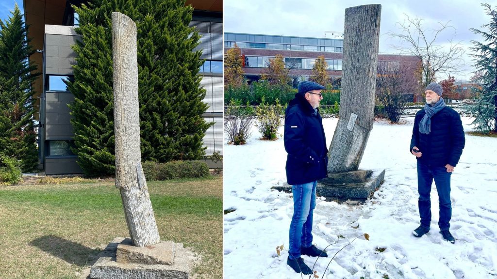 Óbudai parkba került a Lánchíd egy darabja