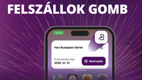 „Felszállok” gomb érkezett a BKK telefonos alkalmazásába