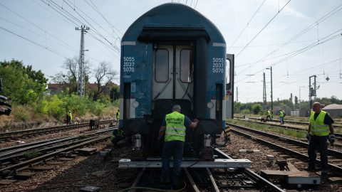 Emberi sérülés a Keletiben: egy vonat nekiment az ütközőbaknak