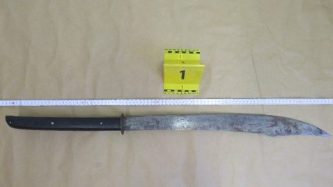 Megúszhatja a börtönt a fiatal, aki szamurájkarddal támadt a rendőrre