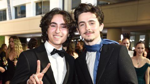 Timothée Chalamet és Glen Powell elvitték hasonmásaikat a Golden Globe-gálára