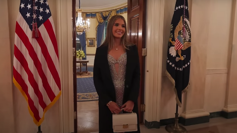 Donald Trump unokája vlogjában bepillantást engedett az elnöki beiktatás színfalai mögé