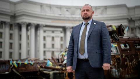 Átvette hivatalát Sándor Fegyir, Ukrajna új nagykövete, aki három évig harcolt a fronton