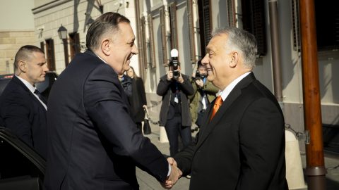 Orbán Viktor fogadta a boszniai szerbek vezetőjét