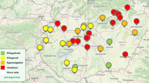 Már tizenhat településen veszélyes a levegő