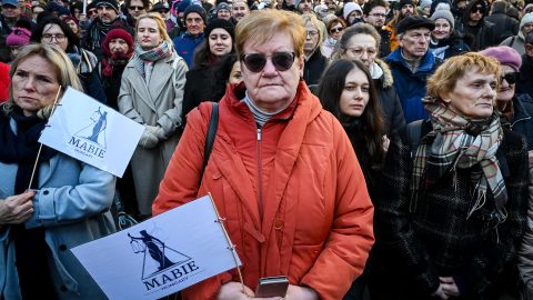 Galéria: képeken az első magyarországi bírótüntetés