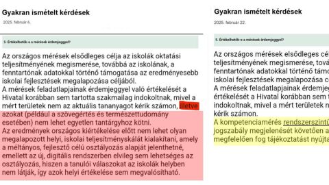 Tanítanék: Az Oktatási Hivatal azonnal megváltoztatta szakmai álláspontját a BM rendelettervezete után